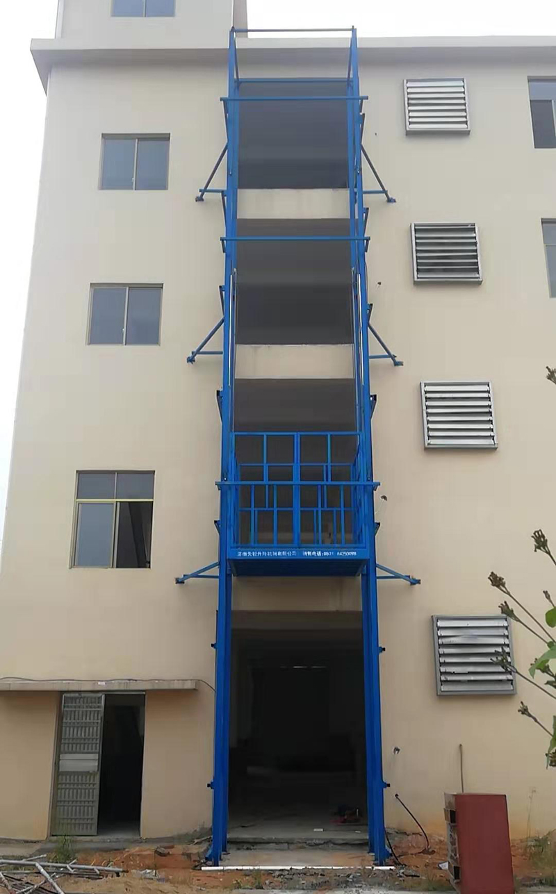 白沙室外导轨式升降平台