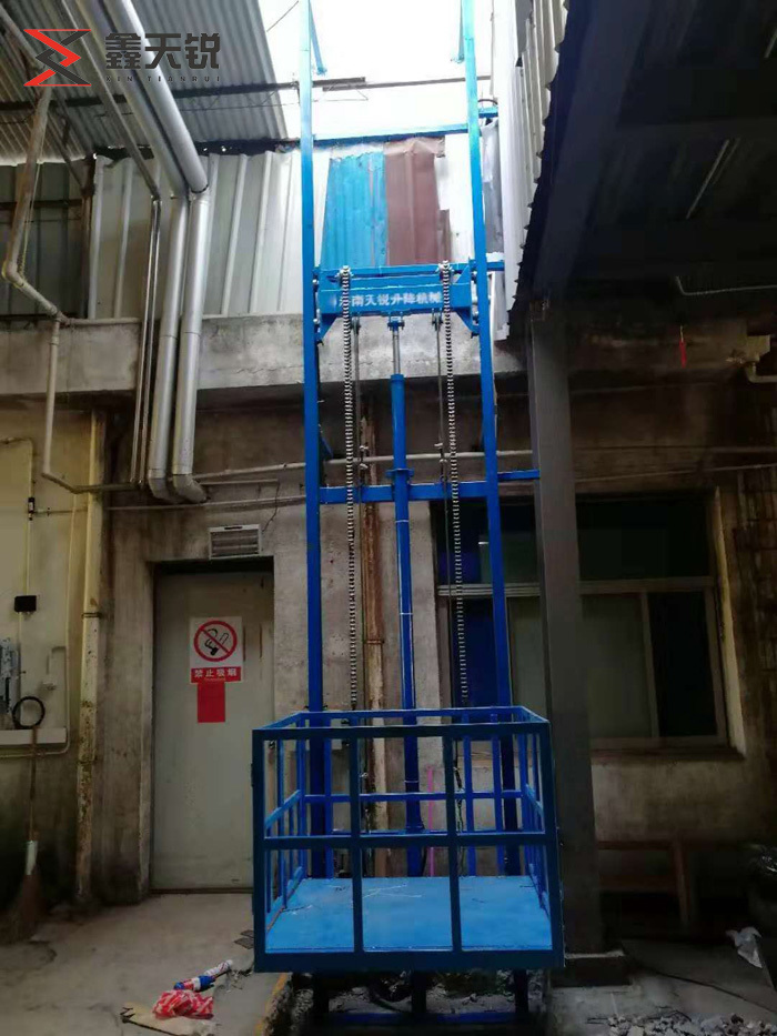 白沙导轨式升降货梯